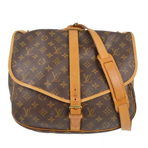 Auth Louis Vuitton SAUMUR 35 MESSENGER SHOULDER BAG MONOGRAM - Picture 1 of 12